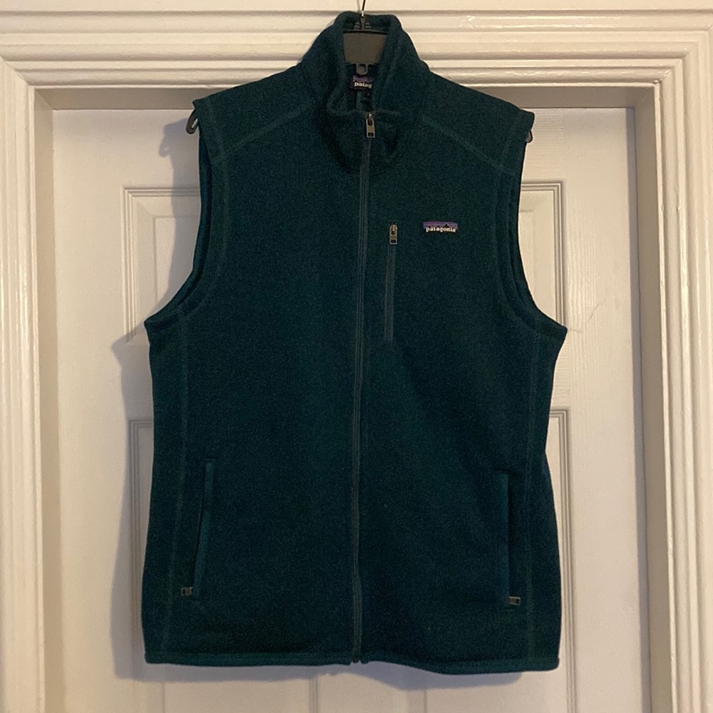 Men’s Large Patagonia Better Sweater Vest in Blue/Green